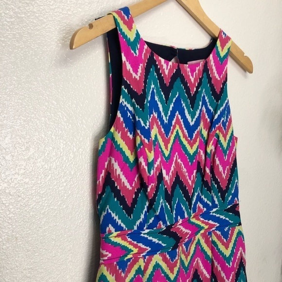 Lily Pulitzer Bright Zig Zag Sheath Dress - Picture 2 of 6